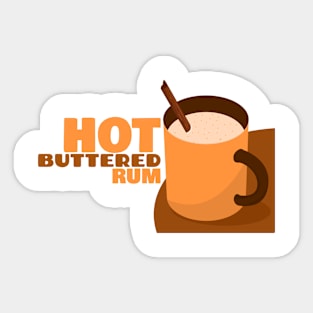 Hot Buttered Rum Sticker